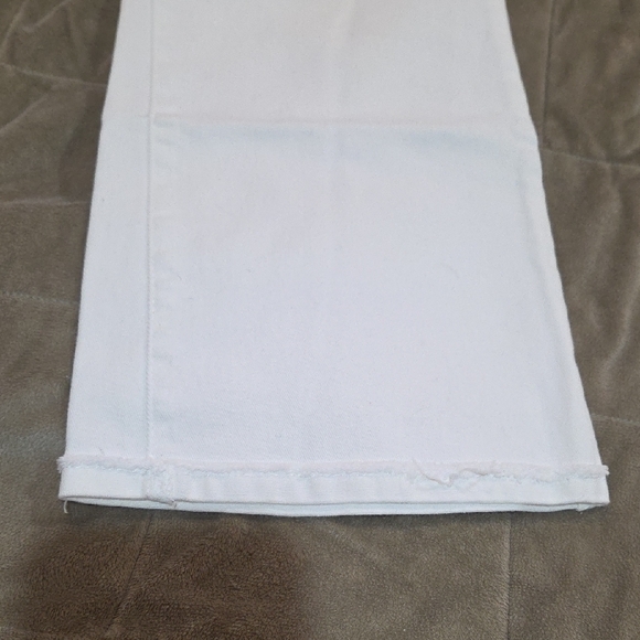 Democracy Women's Straight Leg White Jeans - Picture 5 of 5